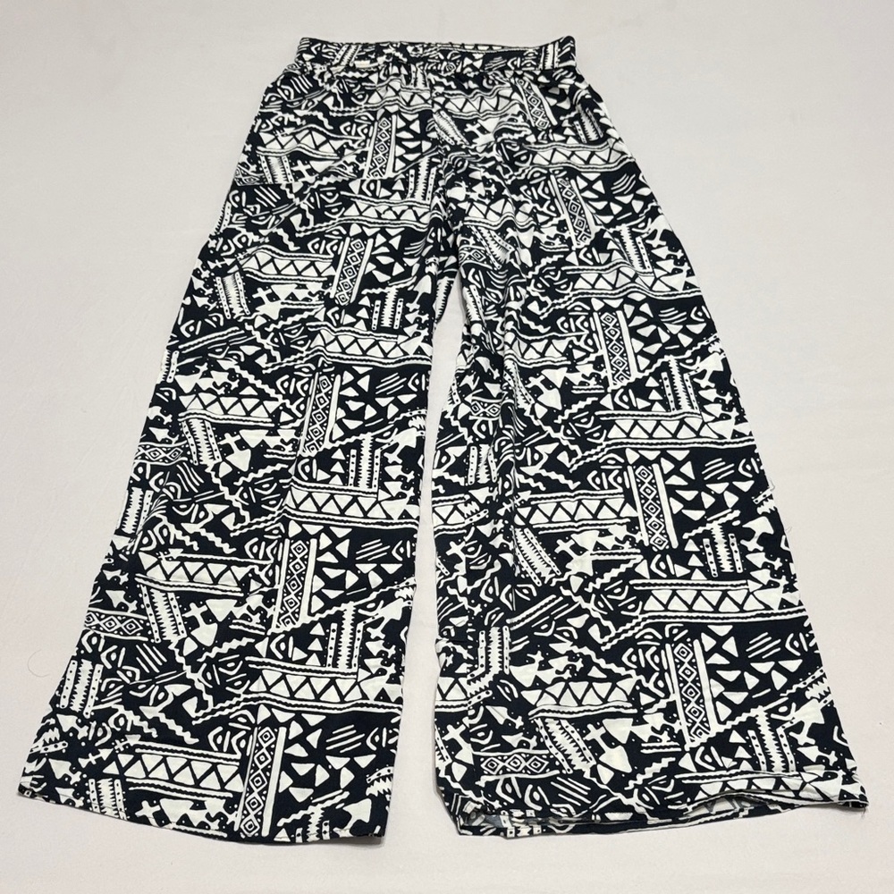 Mossimo Supply Co. Black and White Wide Leg Pants